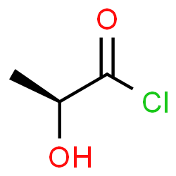 ChemSpider 2D Image | (S)-lactic acid chloride | C3H5ClO2