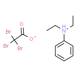 ChemSpider 2D Image | N,N-Diethylanilinium tribromoacetate | C12H16Br3NO2
