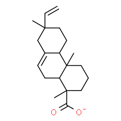 ChemSpider 2D Image | Pimara-7,15-dien-18-oate | C20H29O2