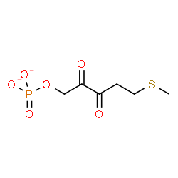 ChemSpider 2D Image | 5-(Methylsulfanyl)-2,3-dioxopentyl phosphate | C6H9O6PS