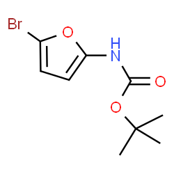 ChemSpider 2D Image | tert-Butyl (5-bromofuran-2-yl)carbamate | C9H12BrNO3