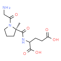 ChemSpider 2D Image | Glycyl-2-methyl-D-prolylglutamic acid | C13H21N3O6