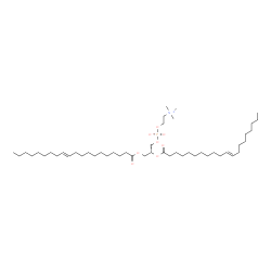 ChemSpider 2D Image | (2R)-2,3-Bis[(11E)-11-icosenoyloxy]propyl 2-(trimethylammonio)ethyl phosphate | C48H92NO8P
