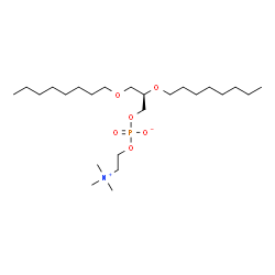 ChemSpider 2D Image | (2R)-2,3-Bis(octyloxy)propyl 2-(trimethylammonio)ethyl phosphate | C24H52NO6P