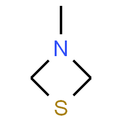 ChemSpider 2D Image | 3-Methyl-1,3-thiazetidine | C3H7NS