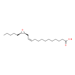 ChemSpider 2D Image | (11Z)-13-[(2S,3R)-3-Pentyl-2-oxiranyl]-11-tridecenoic acid | C20H36O3