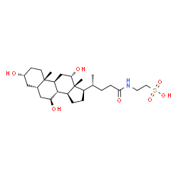 ChemSpider 2D Image | Tauroursocholic acid | C26H45NO7S