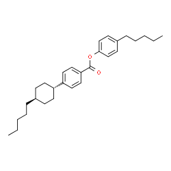 ChemSpider 2D Image | 4-Pentylphenyl 4-(trans-4-pentylcyclohexyl)benzoate | C29H40O2