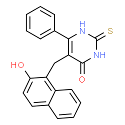 ChemSpider 2D Image | cambinol | C21H16N2O2S