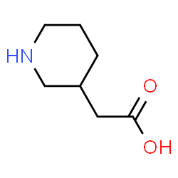 ChemSpider 2D Image | 3-Piperidine acetic acid | C7H13NO2