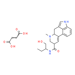 ChemSpider 2D Image | N-(1-Hydroxy-2-butanyl)-6-methyl-9,10-didehydroergoline-8-carboxamide (2E)-2-butenedioate (1:1) | C24H29N3O6