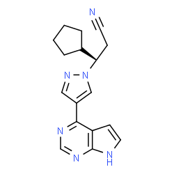 ChemSpider 2D Image | Ruxolitinib | C17H18N6