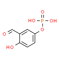 ChemSpider 2D Image | 3-Formyl-4-hydroxyphenyl dihydrogen phosphate | C7H7O6P