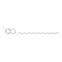 ChemSpider 2D Image | 6-Methoxy-N-octadecyl-1,2,3,4-tetrahydro-2-naphthalenamine | C29H51NO