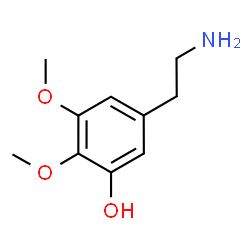 ChemSpider 2D Image | 5-(2-Aminoethyl)-2,3-dimethoxyphenol | C10H15NO3