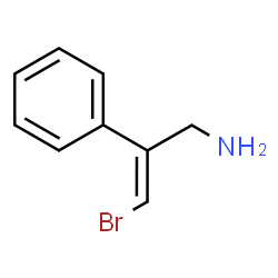 ChemSpider 2D Image | (2E)-3-Bromo-2-phenyl-2-propen-1-amine | C9H10BrN