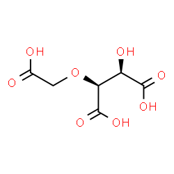 ChemSpider 2D Image | (2S,3R)-2-(Carboxymethoxy)-3-hydroxysuccinic acid | C6H8O8