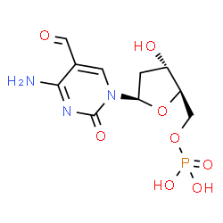 ChemSpider 2D Image | 5-formyl-2'-deoxy-cytidine-5'-monophosphate | C10H14N3O8P