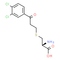 ChemSpider 2D Image | S-[3-(3,4-Dichlorophenyl)-3-oxopropyl]-L-cysteine | C12H13Cl2NO3S