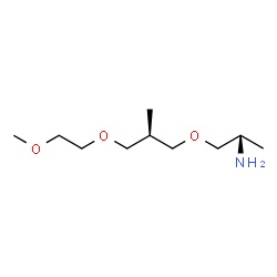 ChemSpider 2D Image | (2S)-1-[(2S)-3-(2-Methoxyethoxy)-2-methylpropoxy]-2-propanamine | C10H23NO3