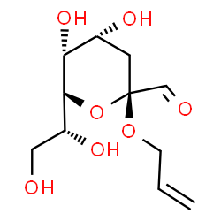ChemSpider 2D Image | Prop-2-En-1-Yl 3-Deoxy-Alpha-D-Manno-Octos-2-Ulopyranoside | C11H18O7