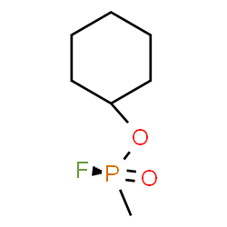 ChemSpider 2D Image | Cyclohexyl (S)-methylphosphonofluoridate | C7H14FO2P