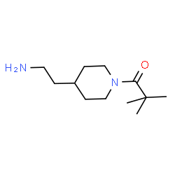 ChemSpider 2D Image | 1-(4-(2-Aminoethyl)piperidin-1-yl)-2,2-dimethylpropan-1-one | C12H24N2O