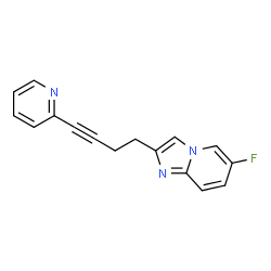 ChemSpider 2D Image | Dipraglurant | C16H12FN3