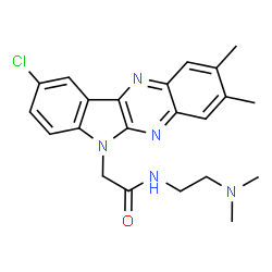 ChemSpider 2D Image | rabeximod | C22H24ClN5O