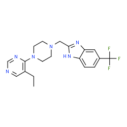ChemSpider 2D Image | PF-4708671 | C19H21F3N6