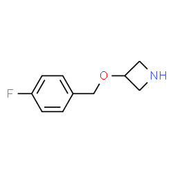 ChemSpider 2D Image | 3-((4-fluorobenzyl)oxy)azetidine | C10H12FNO