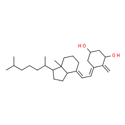 ChemSpider 2D Image | (5E,7E)-9,10-Secocholesta-5,7,10-triene-1,3-diol | C27H44O2