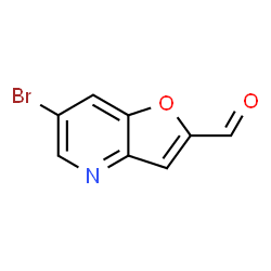 ChemSpider 2D Image | 6-Bromofuro[3,2-b]pyridine-2-carbaldehyde | C8H4BrNO2