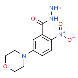 ChemSpider 2D Image | 5-morpholino-2-nitrobenzohydrazide | C11H14N4O4