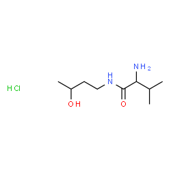 ChemSpider 2D Image | N-(3-Hydroxybutyl)valinamide hydrochloride (1:1) | C9H21ClN2O2