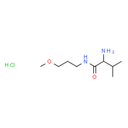 ChemSpider 2D Image | N-(3-Methoxypropyl)valinamide hydrochloride (1:1) | C9H21ClN2O2