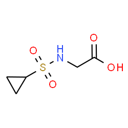 ChemSpider 2D Image | N-(Cyclopropylsulfonyl)glycine | C5H9NO4S