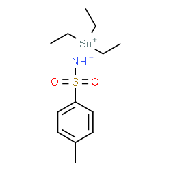 ChemSpider 2D Image | Triethylstannanylium [(4-methylphenyl)sulfonyl]azanide | C13H23NO2SSn