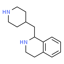 ChemSpider 2D Image | 1-(4-Piperidinylmethyl)-1,2,3,4-tetrahydroisoquinoline | C15H22N2