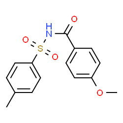 ChemSpider 2D Image | 4-Methoxy-N-[(4-methylphenyl)sulfonyl]benzamide | C15H15NO4S
