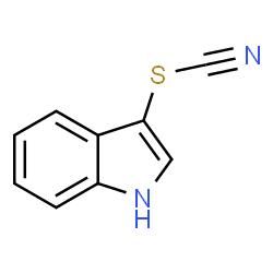 ChemSpider 2D Image | 3-thiocyanatoindole | C9H6N2S