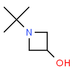 ChemSpider 2D Image | 1-tert-Butyl-3-azetidinol | C7H15NO