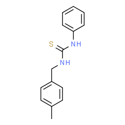 ChemSpider 2D Image | 1-(4-Methylbenzyl)-3-phenylthiourea | C15H16N2S