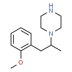 ChemSpider 2D Image | 1-[1-(2-Methoxyphenyl)-2-propanyl]piperazine | C14H22N2O