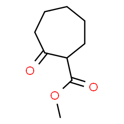 ChemSpider 2D Image | Methyl 2-oxocycloheptanecarboxylate | C9H14O3