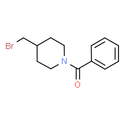 ChemSpider 2D Image | [4-(Bromomethyl)-1-piperidinyl]phenylmethanone | C13H16BrNO