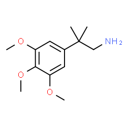 ChemSpider 2D Image | 2-Methyl-2-(3,4,5-trimethoxyphenyl)-1-propanamine | C13H21NO3