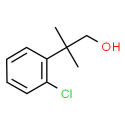 ChemSpider 2D Image | 2-(2-Chlorophenyl)-2-methyl-1-propanol | C10H13ClO