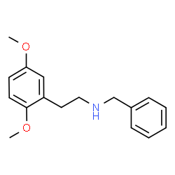 ChemSpider 2D Image | N-Benzyl-2-(2,5-dimethoxyphenyl)ethanamine | C17H21NO2