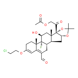 ChemSpider 2D Image | Formocortal | C29H38ClFO8